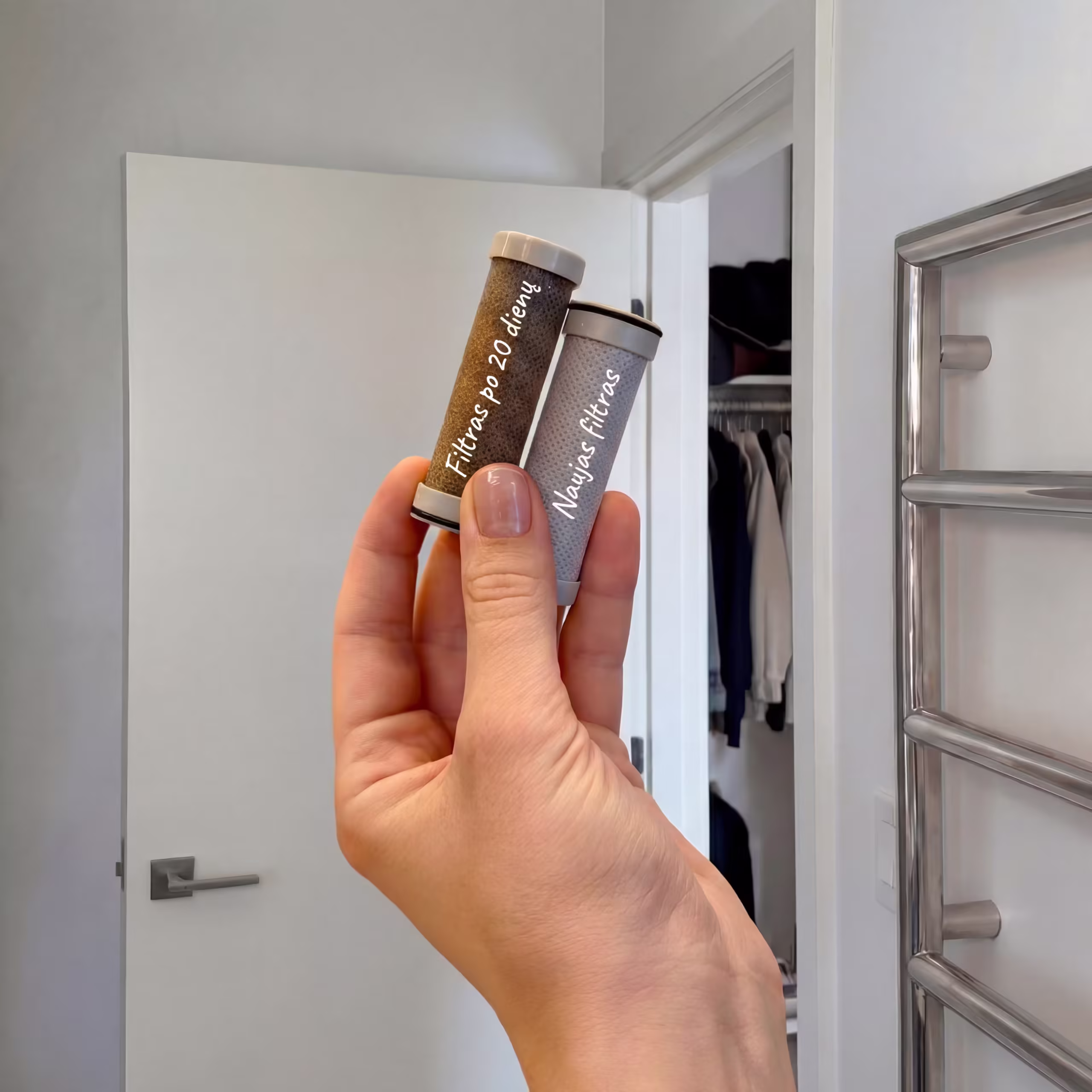 panaudotas filtras vs naujas